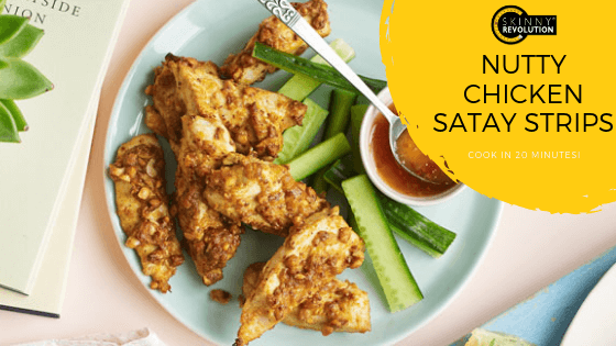 Nutty Chicken Satay Strips Recipe