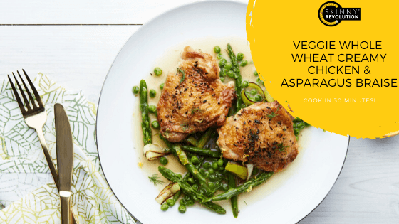 Creamy chicken and Asparagus Braise Recipe